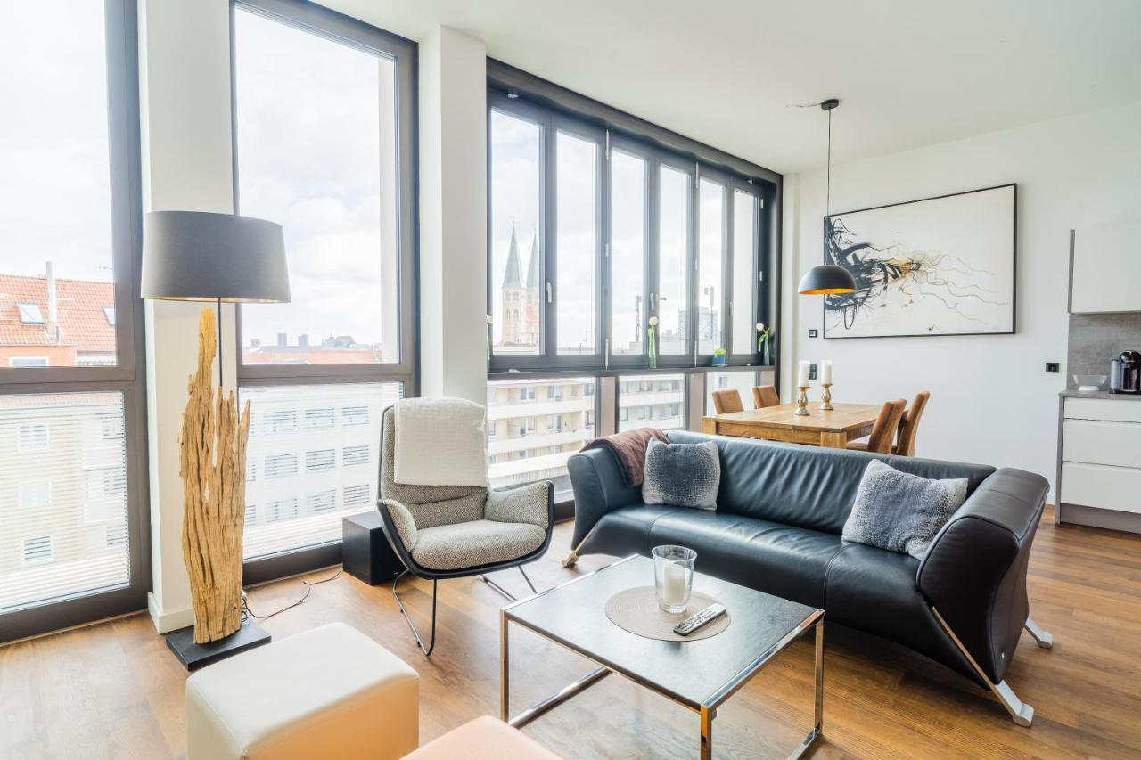 Panorama Bliss - Luxus Apartment In Braunschweig'S Altstadt Eksteriør bilde